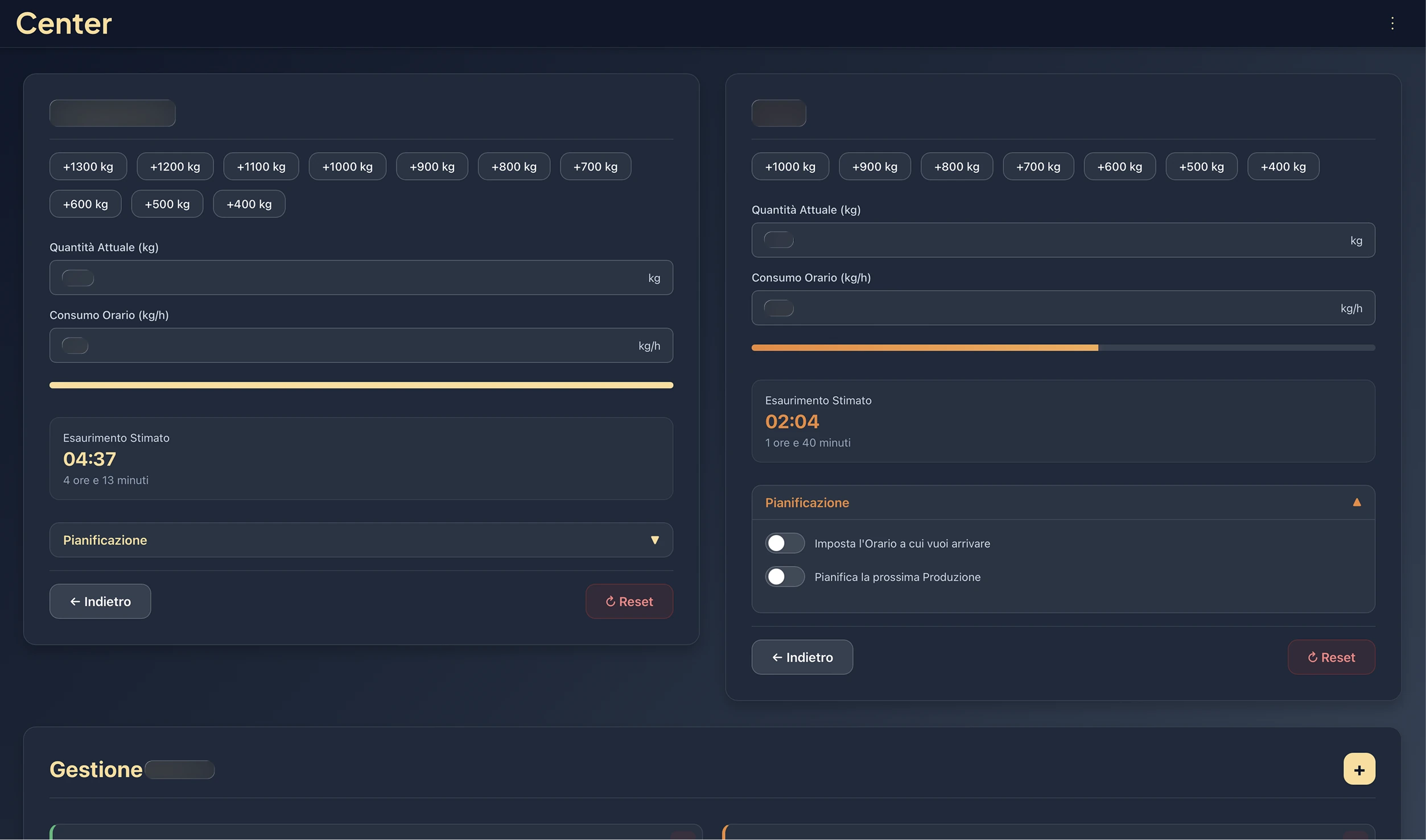 The post-withdrawal summary screen showing the operation's success: the main button is disabled to prevent double-submission errors, leaving only cancel or clear actions active