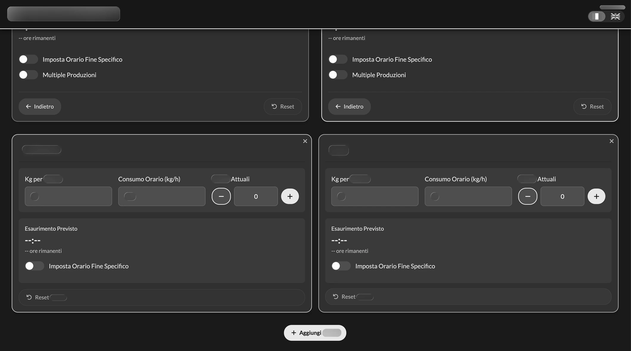 The updated interface showing the successful addition of a new custom raw material type