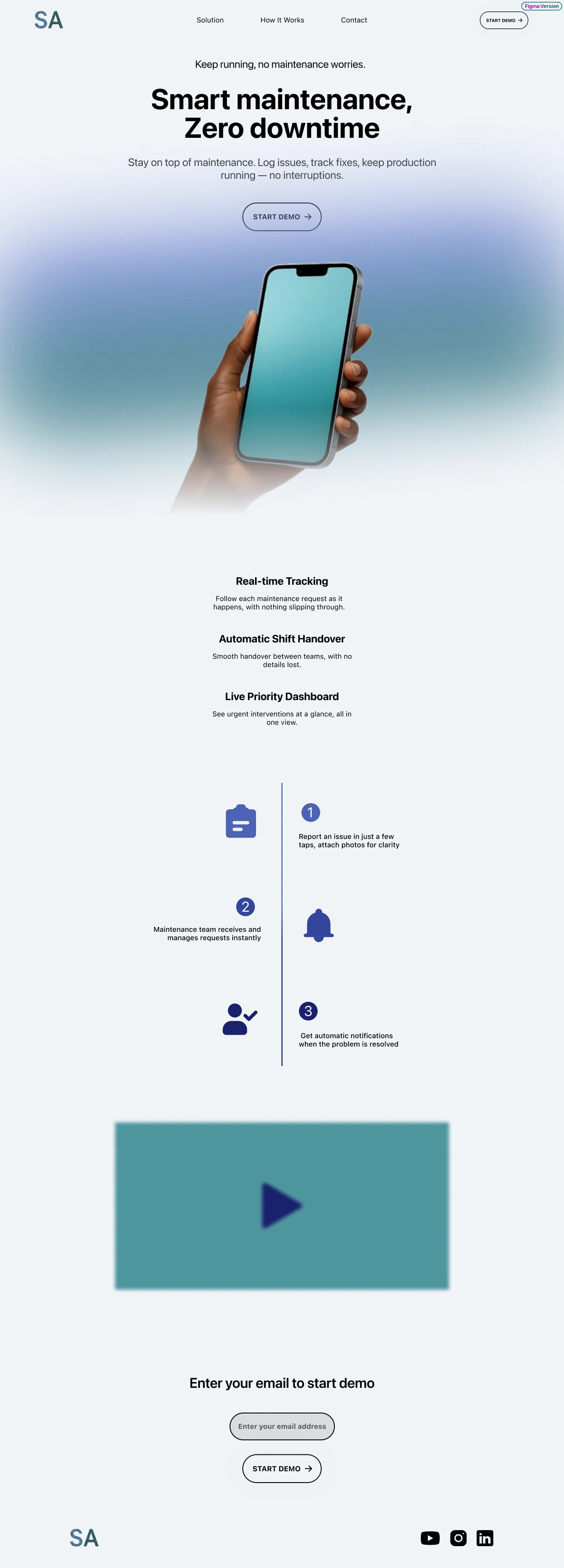 Product Landing Page Project Desktop UI Preview Figma Version