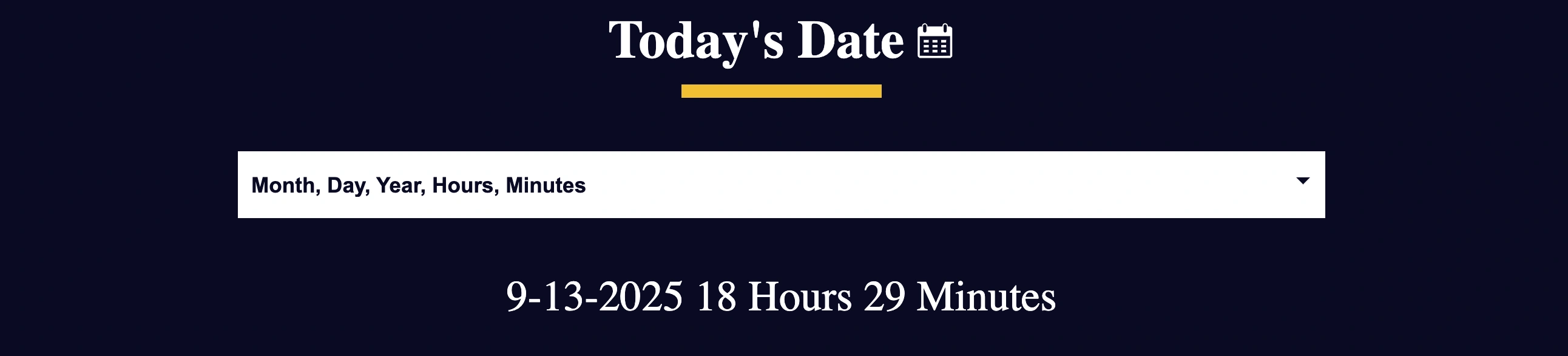 Anteprima Date Formatter Project - Month, Day, Year, Hours, Minutes Screenshot